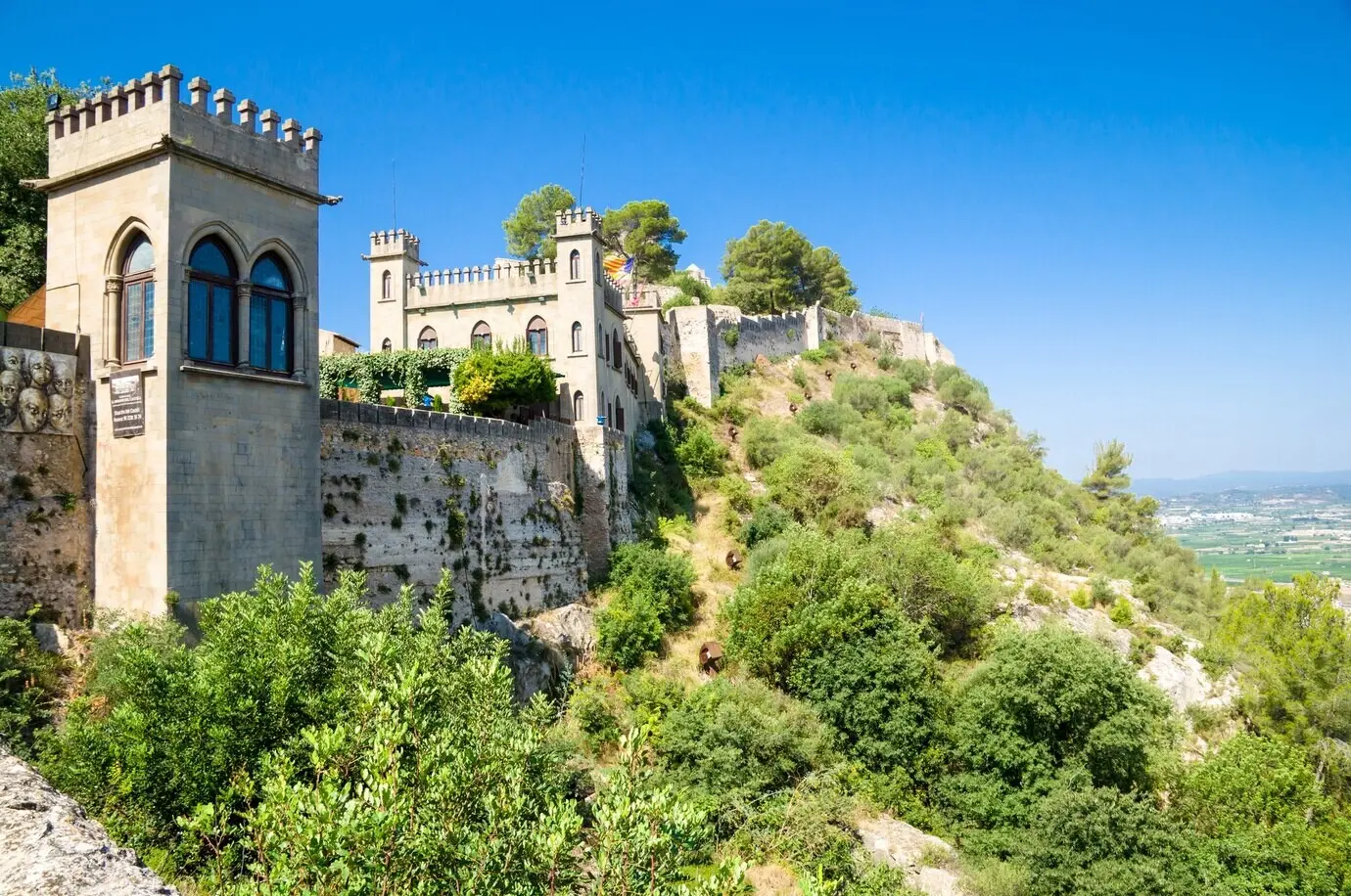 Burg Xàtiva in Xàtiva, Valencia, Spanien